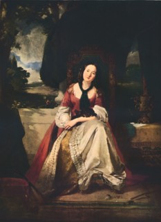 A Lady in Fancy Dress, c1846-1900, (1937). Artist: Thomas Faed