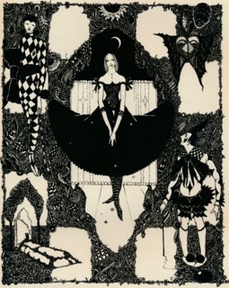 Columbine, c 1900-1930, (1925). Artist: Harry Clarke