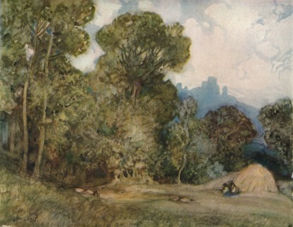Chateau Gaillard, c1864-1906, (1906). Artist: Alfred Edward East