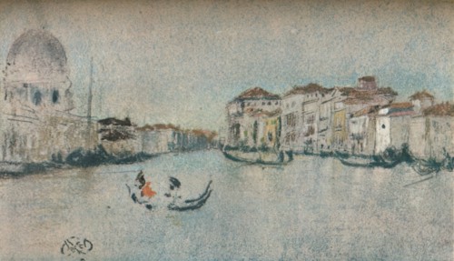 On a Venetian Canal, c1854-1903, (1903). Artist: James Abbott McNeill Whistler