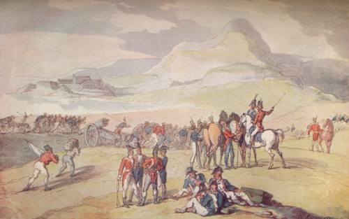 Military Scene: Landing Troops and Guns., 1801. (1914). Artist: Thomas Rowlandson