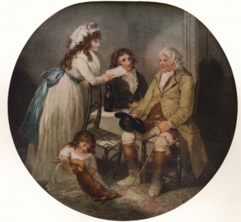 The Farmer's Visit to his Married Daughter in Town, 1789, (1915). Artist: William Bond