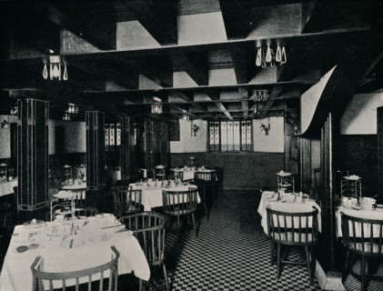 The Old Kitchen at Miss Cranston's Tea House, Argyle Street, Glasgow, c1906. Artist: Unknown