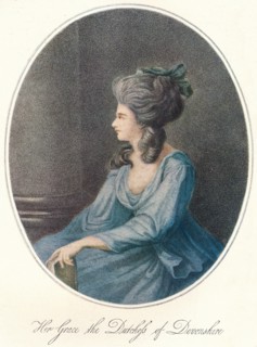Her Grace the Duchess of Devonshire, 18th century, (1904). Artist: Unknown