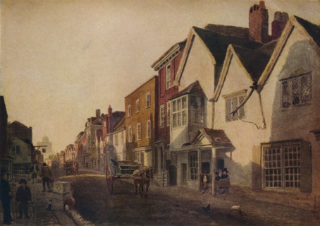 Eton High Street, c19th century, (1924). Creator: Peter de Wint.