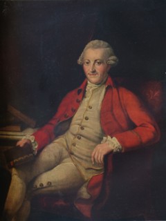 Portrait of John Zoffany, 18th century, (1917). Artist: Unknown