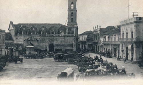 Custom House and Square, Havana, Cuba, c1900. Artist: Unknown