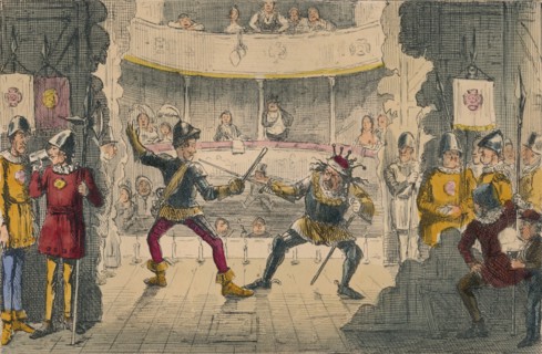 The Battle of Bosworth Field, a scene in the Great Drama of History, 1850. Artist: John Leech