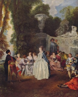 Fetes Venitiennes, c1718, (1938). Artist: Jean-Antoine Watteau