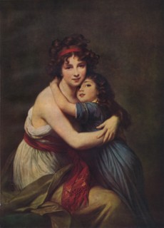 Madame Vigee Lebrun and her daughter, Jeanne Lucie Louise, 1789, (1938). Artist: Elisabeth Louise Vigee-LeBrun