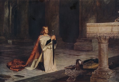 The Vigil, c1884, (1938). Artist: John Pettie