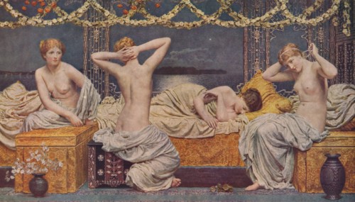 A Summer Night, 1890, (1938). Artist: Albert Joseph Moore