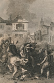 The Death of Wat Tyler, 1381, (19th century). Artist: Unknown