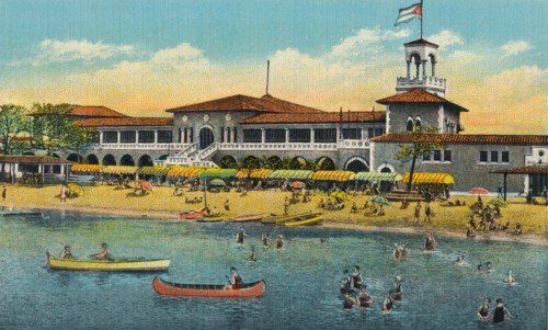 Marianao Bathing Beach, Havana, Cuba, c1910. Artist: Unknown