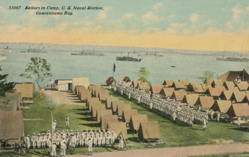 Sailors in Camp, US Naval Station, Guantanamo Bay, c1911. Artist: Unknown