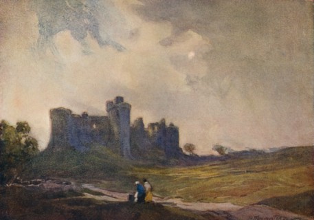 'The Coming Storm, Carew Castle', c1913 (1914-1915). Artist: William Tatton Winter.
