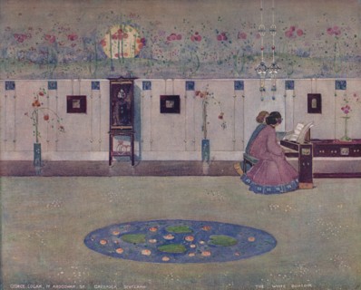 'The White Boudoir', c1905. Artist: George Logan