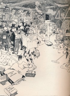 'The Property Room of a Clever Cartoonist', c1890. Artist: Frederick Richardson