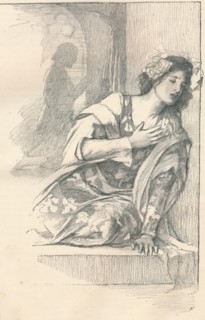 'Portion of illustration for Mrs Blashfield's Parlour Plays''', c1901. Artist: Edwin Howland Blashfield