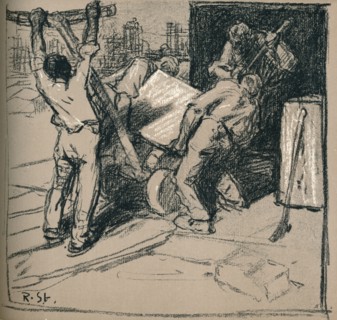 'Quarrymen', c1900 (1902). Artist: Robert Hermann Sterl.