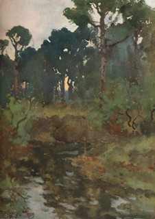 'Decorative Landscape Study', c1903 (1903-1904). Artist: Reginald Jones.