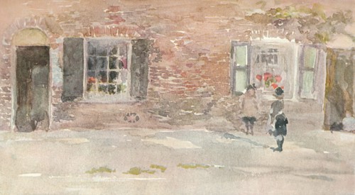 'A study, from the sketch in watercolour by J McNeill Whistler', c1880s (1903-1904).  Artist: James Abbott McNeill Whistler.