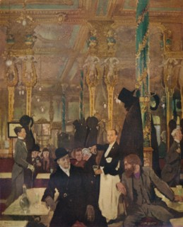 'The Cafe Royal, London', 1912. Artist: William Newenham Montague Orpen.