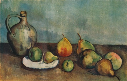 'Still life, pitcher and fruit', 1894. Artist: Paul Cezanne.