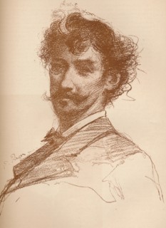 'Portrait of Whistler', 1880 (1903-1904).  Artist: Paul Adolphe Rajon.