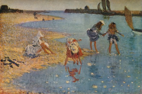 'Children Paddling', 1891 (1930). Artist: Philip Wilson Steer.
