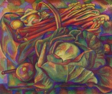 'Cabbage and Rhubarb (Savoy Green)', 1929 (1930). Artist: Mark Gertler.