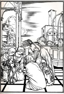 'An illustration from The Tempest', 1901 (1901-1902). Artist: Robert Anning Bell.