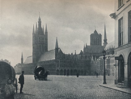 The Town Hall and Cloth Hall, Ypres, Belgium, c1900 (1914-1915). Artist: John Benjamin Stone.