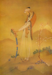 'The Mogul Emperor Alamgir', 20th century (1932). Artist: Sarada Charan Ukil.