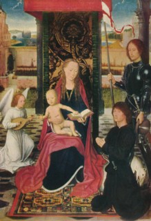 'The Virgin and Child with an Angel', c1480. Artist: Hans Memling.