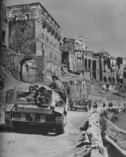 'Sicilian Mountain Stronghold Stormed', 1943. Artist: Unknown.