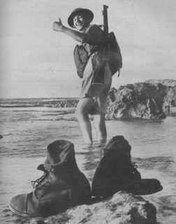 'BOOTS, boots, boots, boots, moving up and down again..', 1941.  Artist: Unknown.