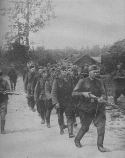 Nazi Prisoners, captured by Soviet forces, 1941. Artist: Sir John Alexander Hammerton.