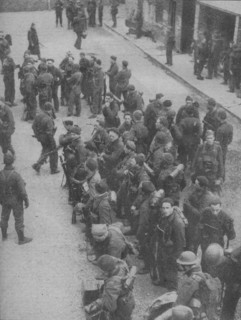'Commando Raiders who pierced the Channel defences at Boulogne', 1942. Artist: Unknown.