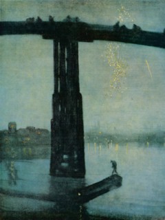 'Nocturne: Blue and Gold - Old Battersea Bridge', c1872-5. Artist: James Abbott McNeill Whistler.