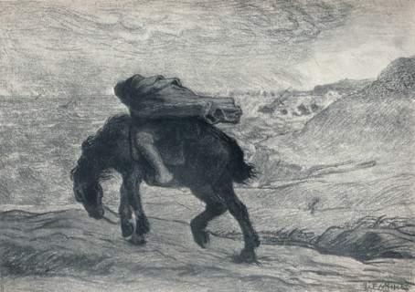 'Phoebus et Boree', 19th century. Artist: Jean Francois Millet.