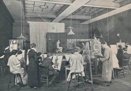 'Antique and Life Classes at the Ontario College of Art, Toronto', c1913. Artist: Unknown.