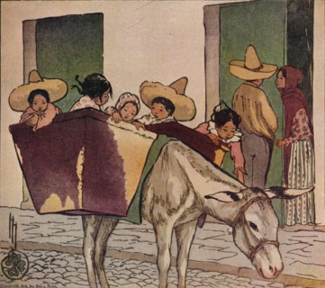 'An Interlude - The Breadman's Donkey', 1912. Artist: Helen Hyde.