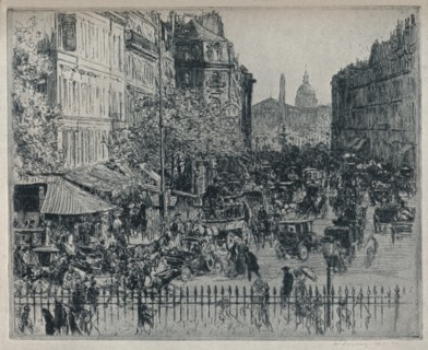 'Rue Royale, Paris', c1913. Artist: Walter Zeising.