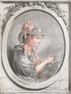 'Portrait of Madame Huet', c1773. Artist: Gilles Demarteau.