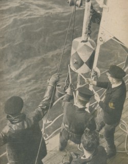 'Aboard a British Minesweeper', 1945. Artist: Unknown.