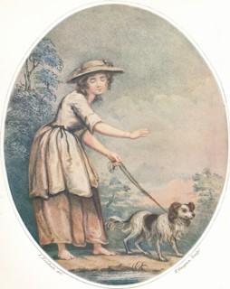 'A Blind Girl of Rome', c18th century. Artist: Thomas Gaugain.
