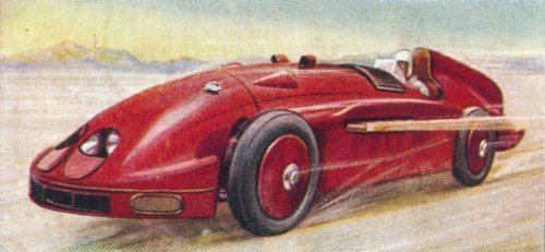 ''Speed of the Wind (Captain G. E. T. Eyston & A. Denly)', 1938. Artists: George Eyston, Unknown.