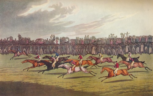 'Racing', c19th century. Artist: John Clarke.