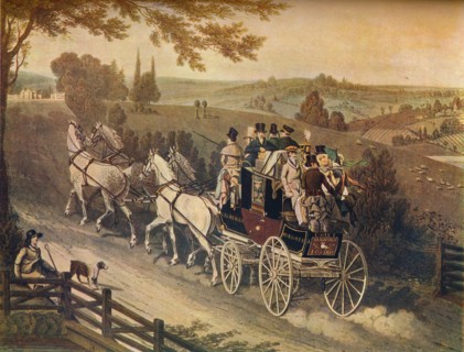 'Stage Coach', c19th century. Artist: Matthew Dubourg.